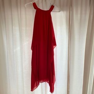 Beautiful Belle Badgley Mischka Red Dress